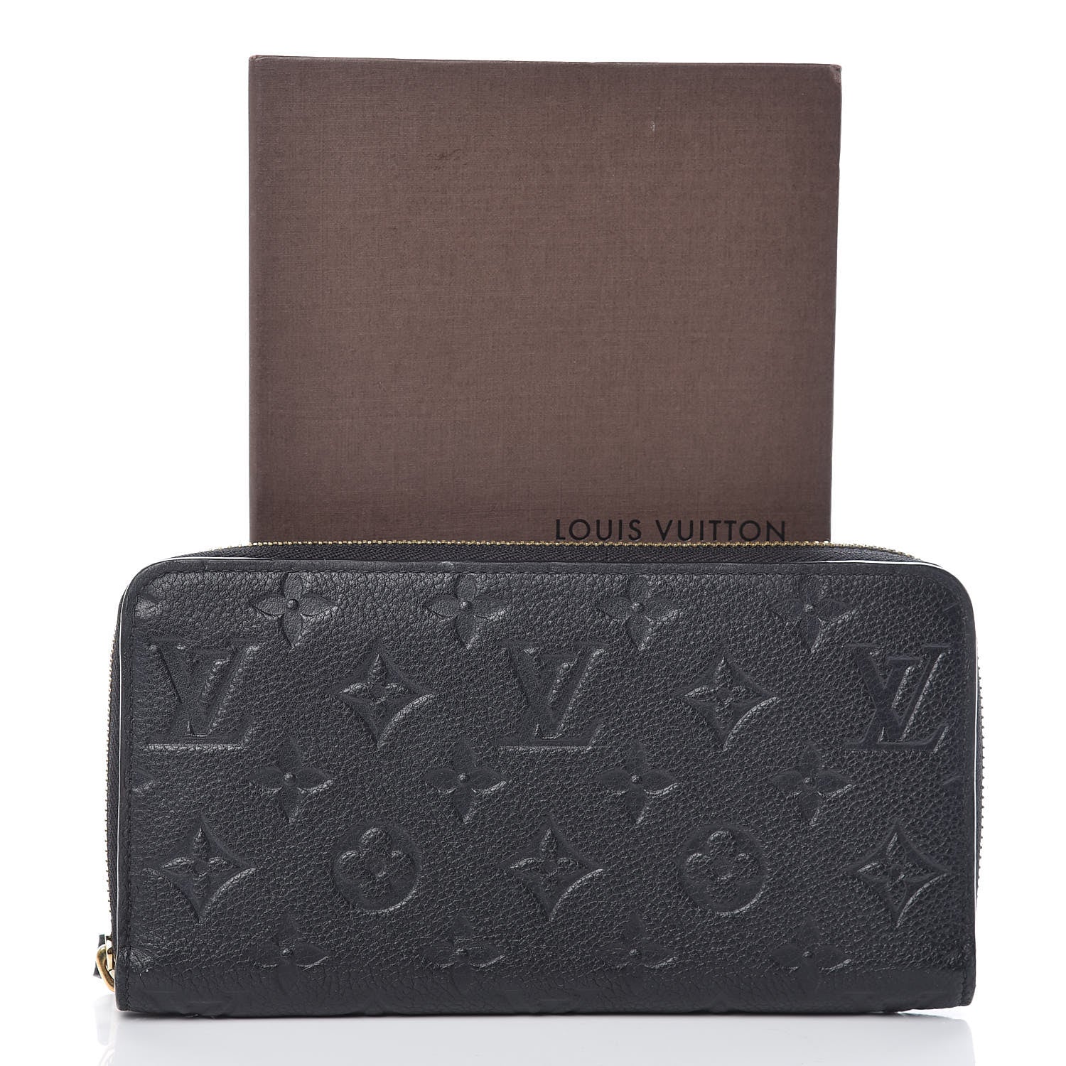 Louis Vuitton Empreinte Zippy Wallet Black 9 of 9