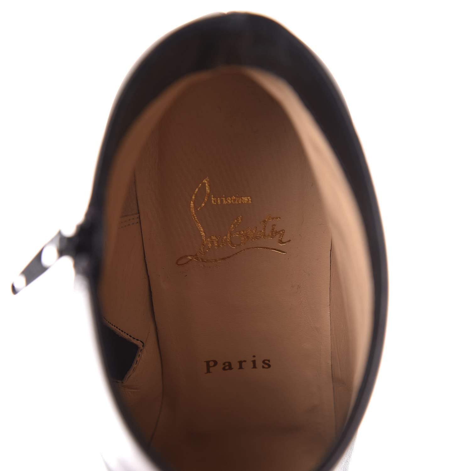 Christian Louboutin Smooth Calfskin Suzi Folk 85 Ankle Boots 39 Black 9 of 12