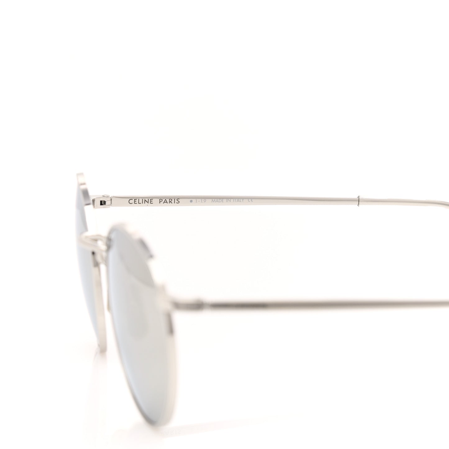 Metal Round Sunglasses CL40100U Silver