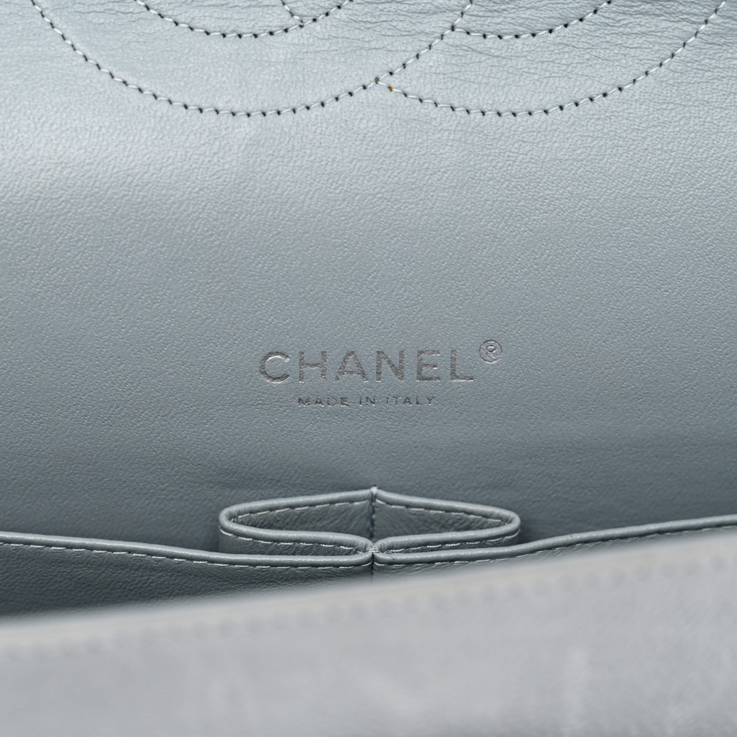 Chanel Iridescent Caviar Quilted Maxi Double Flap Grey 7 of 11