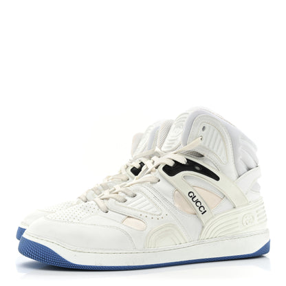 Gucci Demetra Mens Basket High Top Sneakers 9 Great White 3 of 14