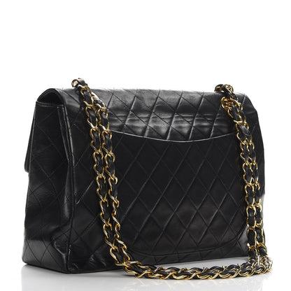Chanel Lambskin XL Jumbo Flap Black 3 of 18
