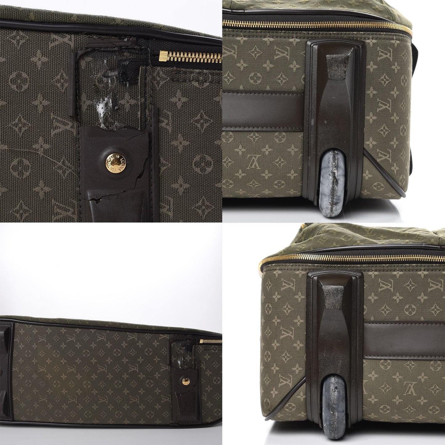 Mini Monogram Anette Suitcase Kaki