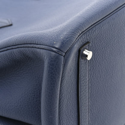 Hermes Togo Birkin 35 Bleu Brighton 18 of 20