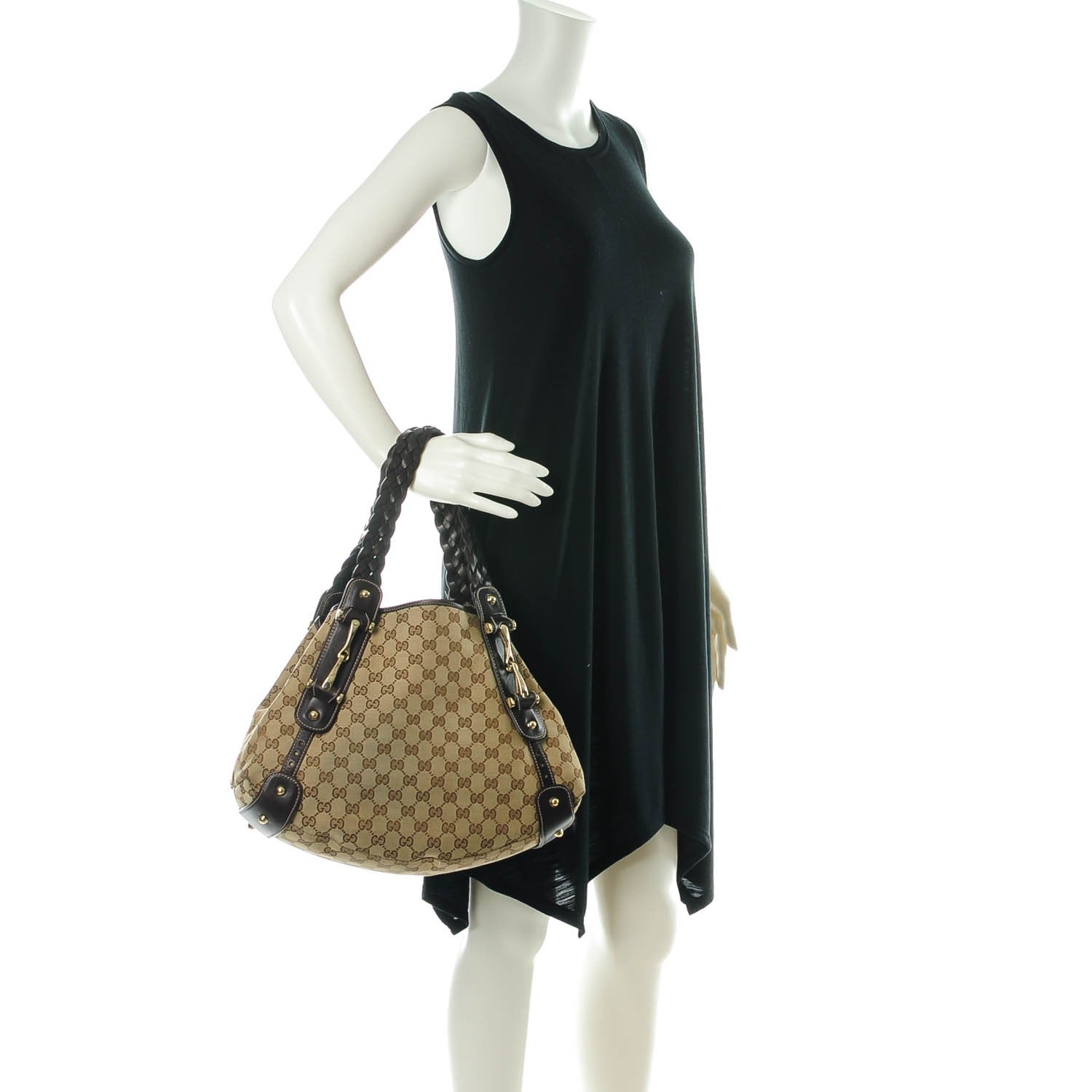 Gucci Monogram Small Pelham Shoulder Bag Dark Brown 2 of 7