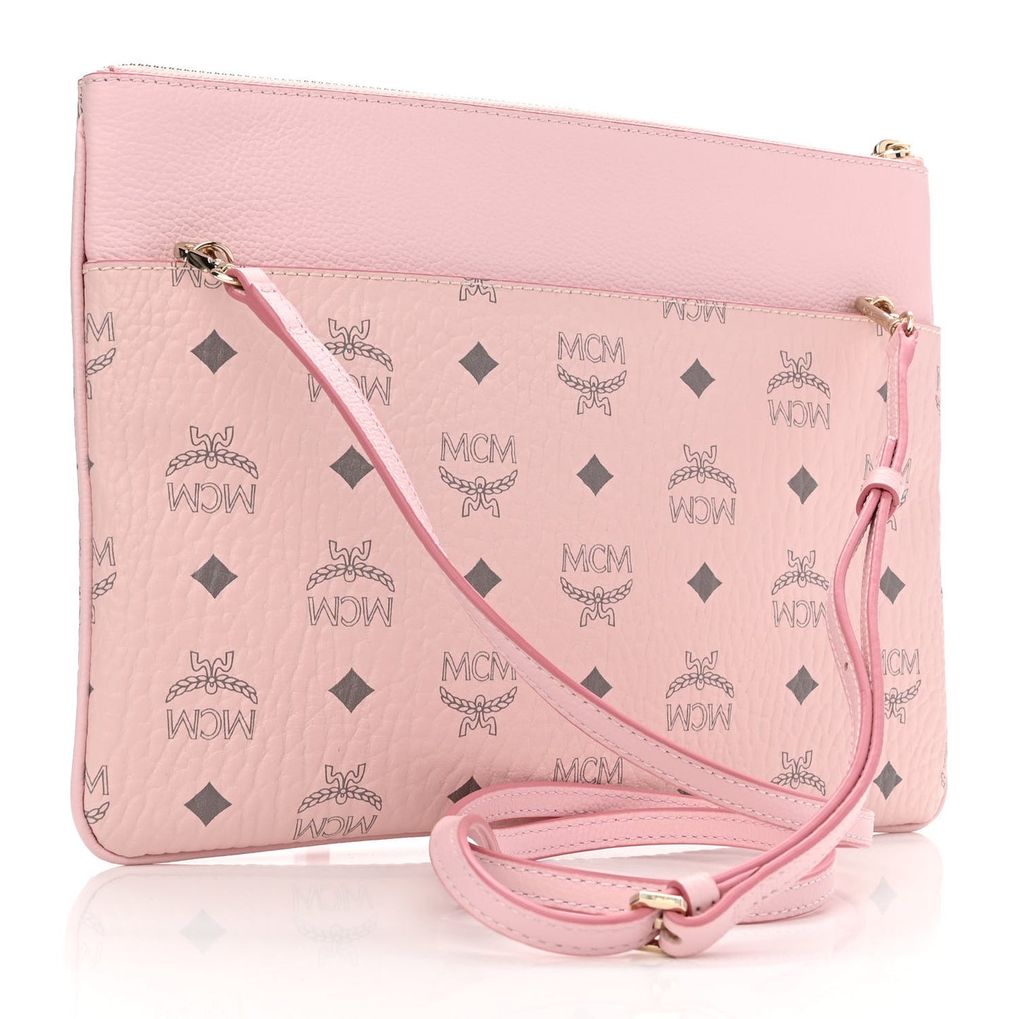 Visetos Medium Crossbody Pouch Soft Pink
