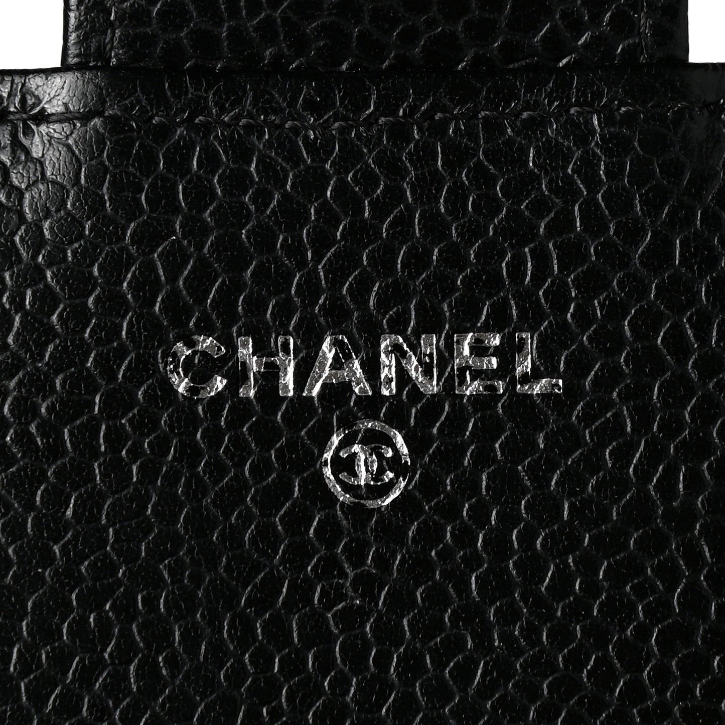 Caviar Quilted Large Gusset Flap Wallet Black
