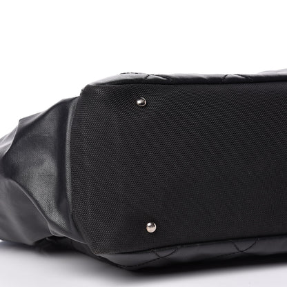Chanel Coated Canvas Large Paris Biarritz Tote Black 10 of 17