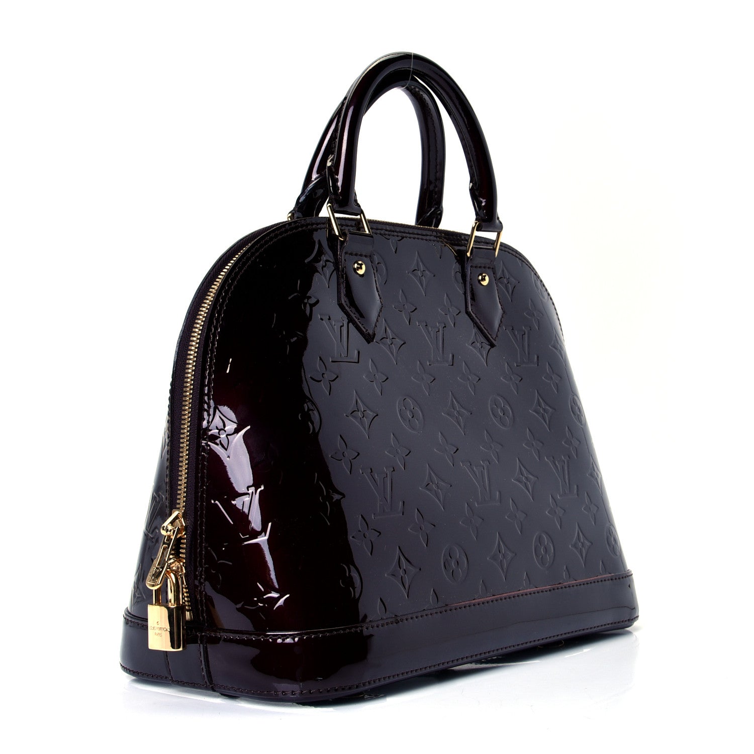 Louis Vuitton Vernis Alma PM Amarante 2 of 4