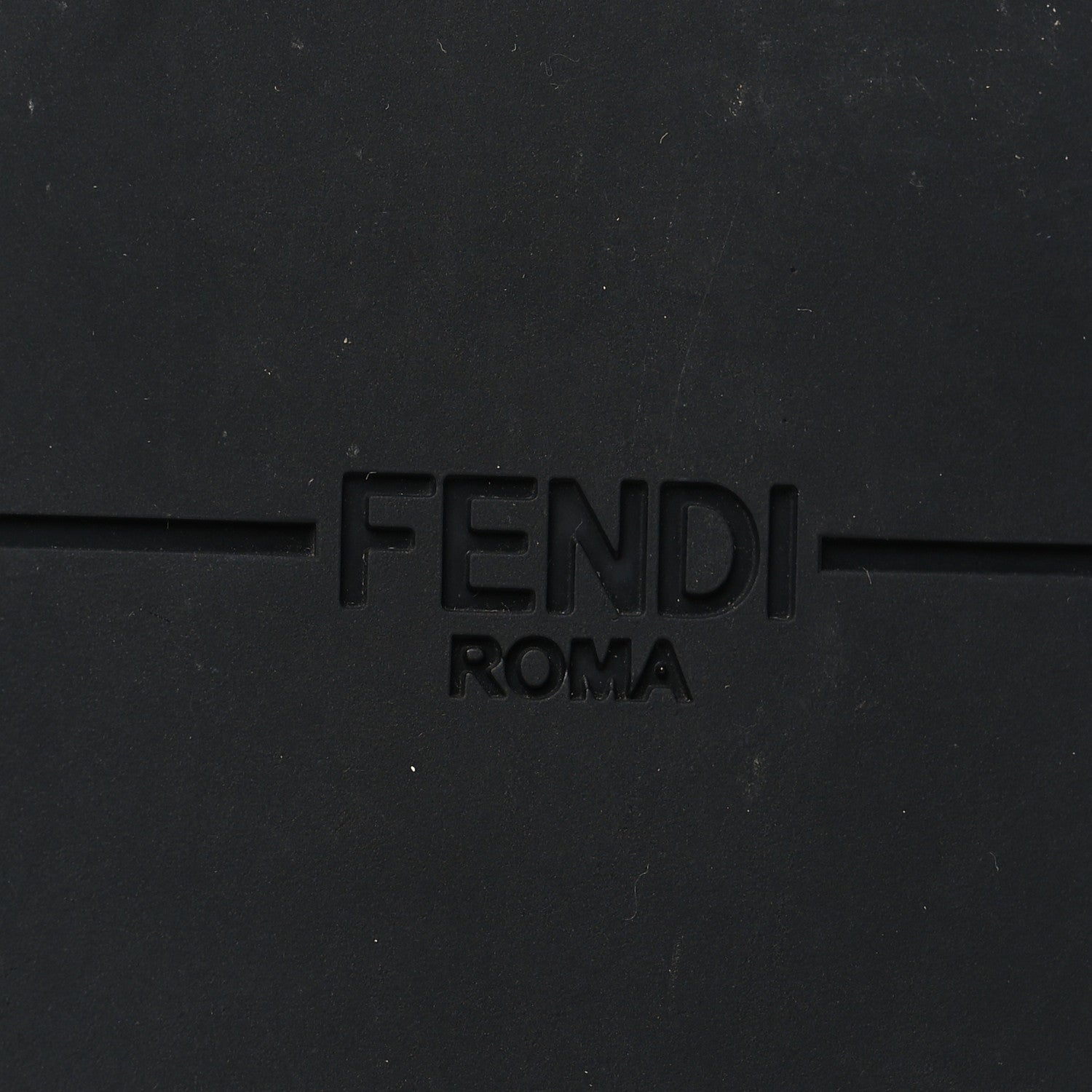 Fendi Satin FF Ruched Sandals 38 Tobacco Black 7 of 8