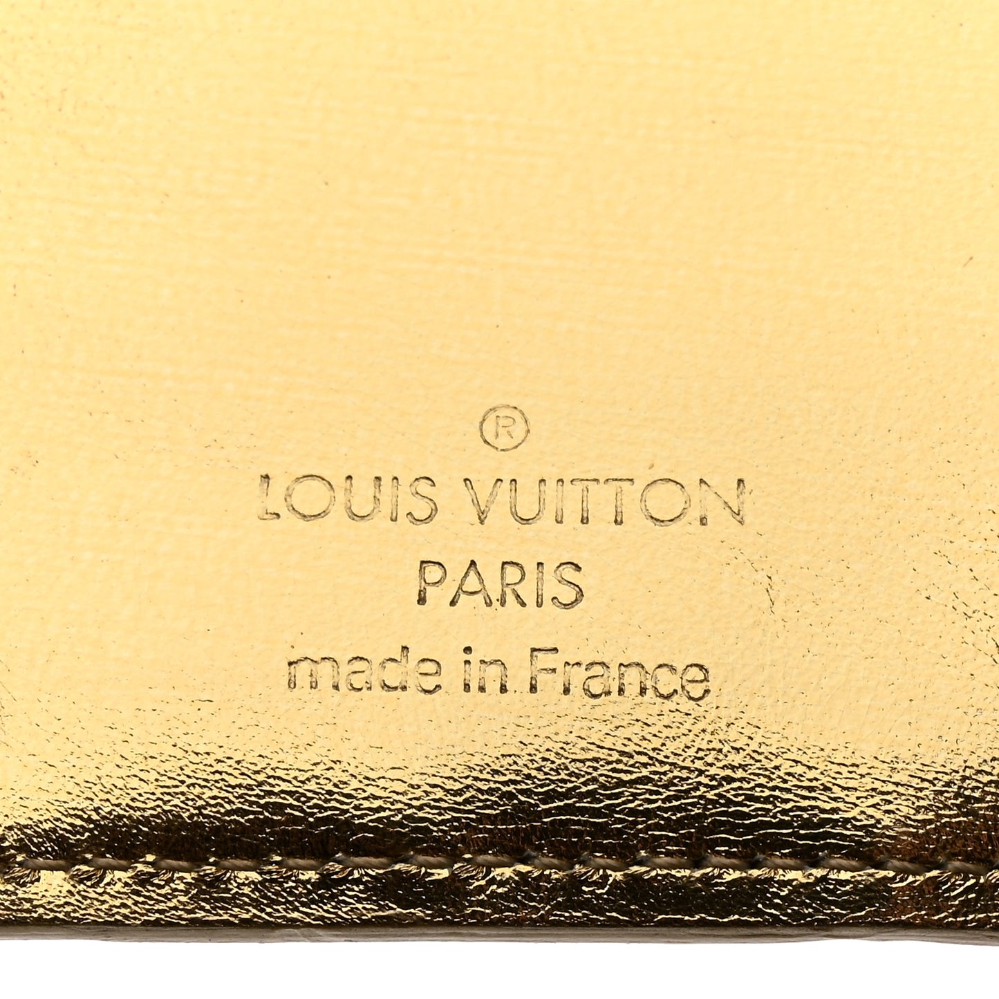 Monogram Miroir Small Ring Agenda Gold