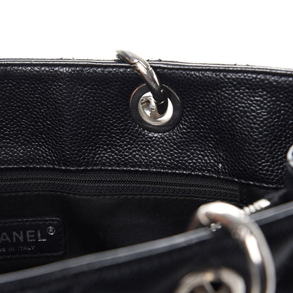 Chanel Caviar Quilted Grand Shopping Tote GST Black 7 of 14