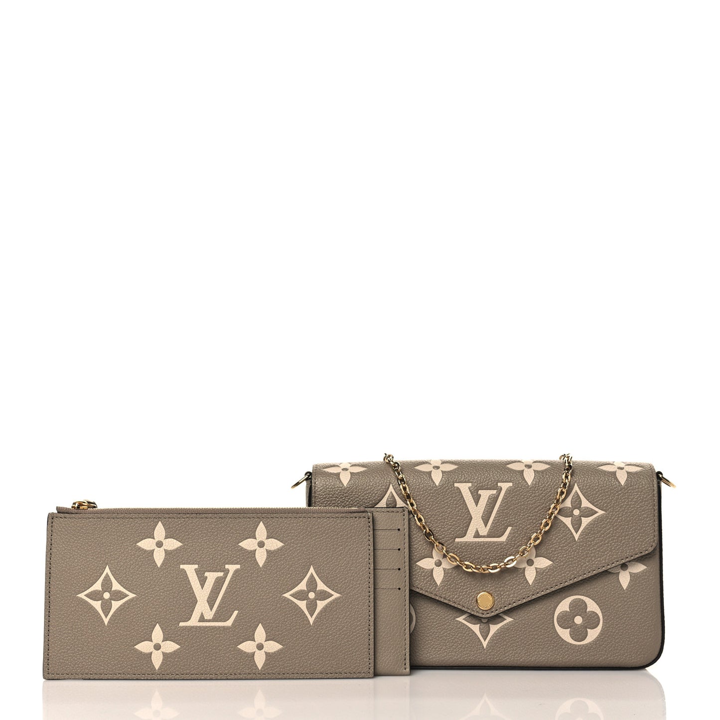 Empreinte Monogram Giant Felicie Pochette Tourterelle Creme