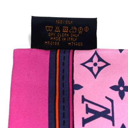 Louis Vuitton Silk Monogram Superstition Bandeau Rose 4 of 4