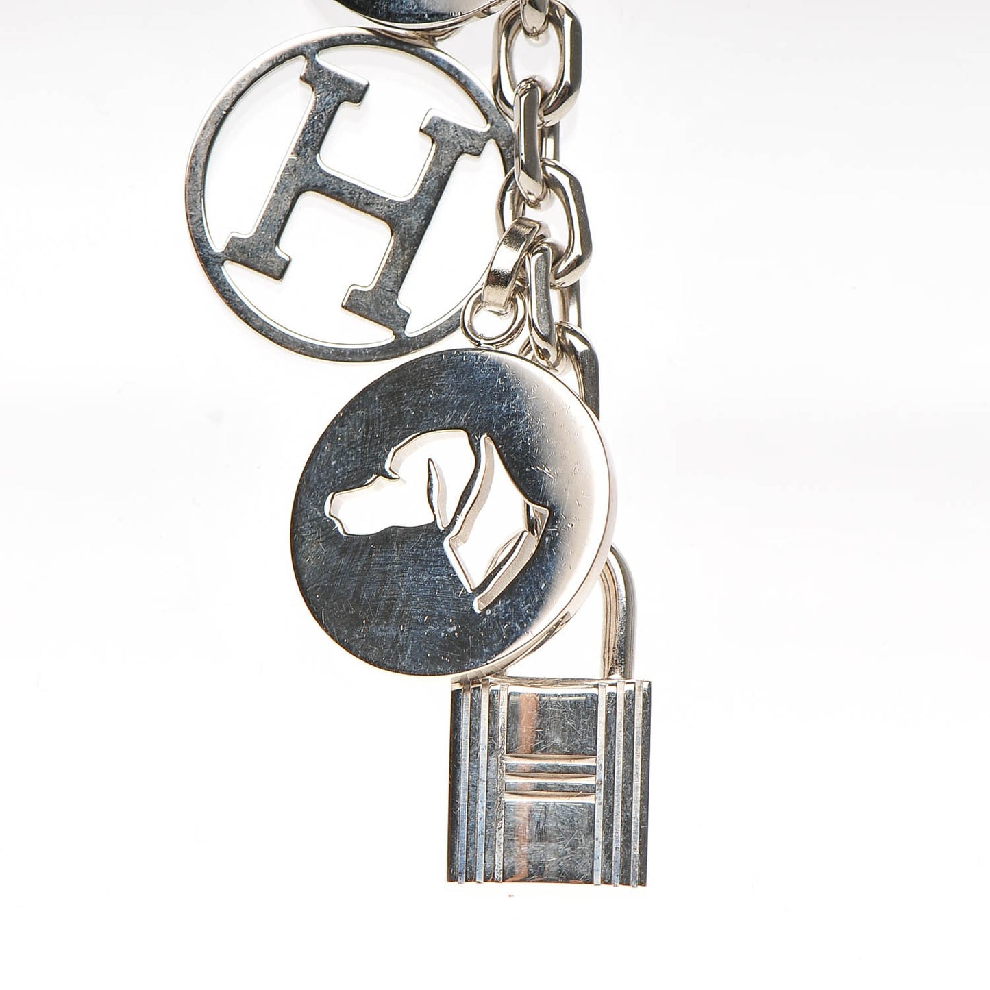 Palladium Breloque Bag Charm Silver