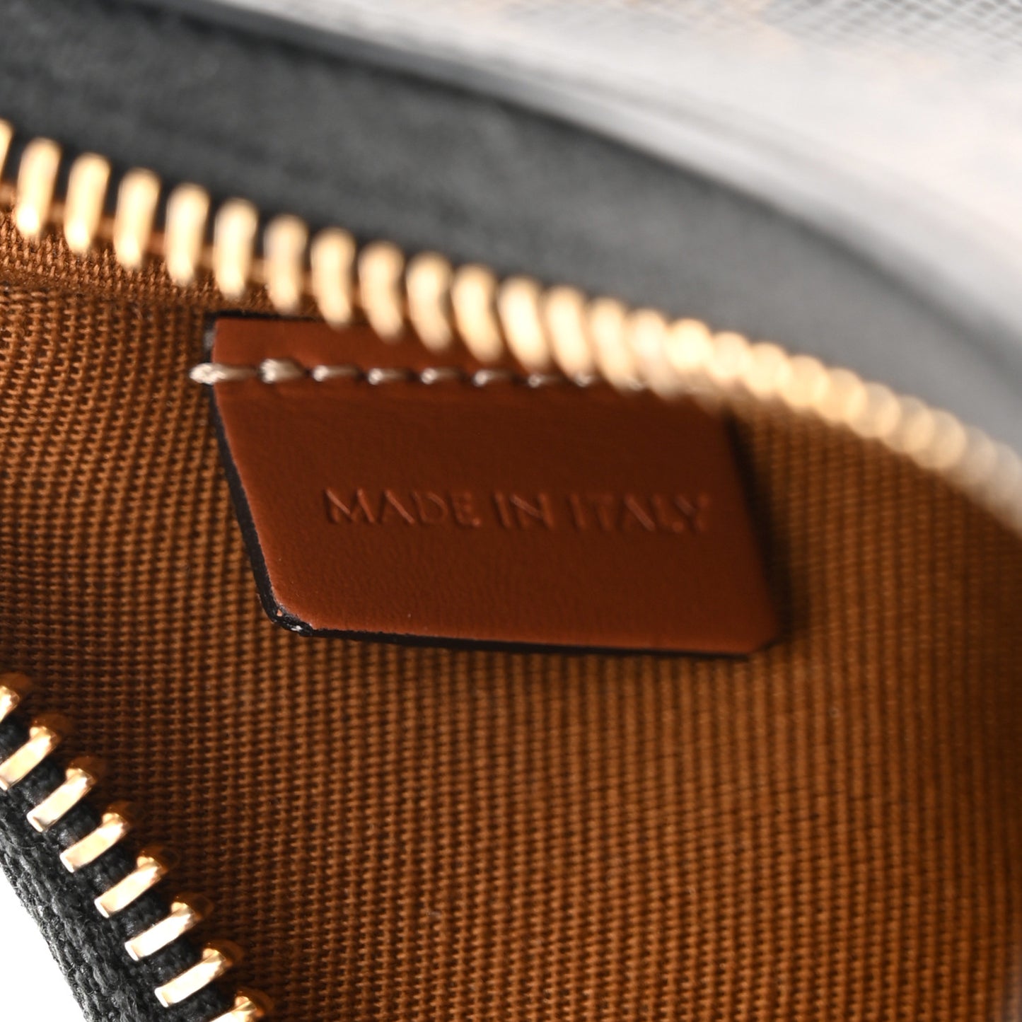 Canvas Calfskin Mini Ava Triomphe Shoulder Bag Tan