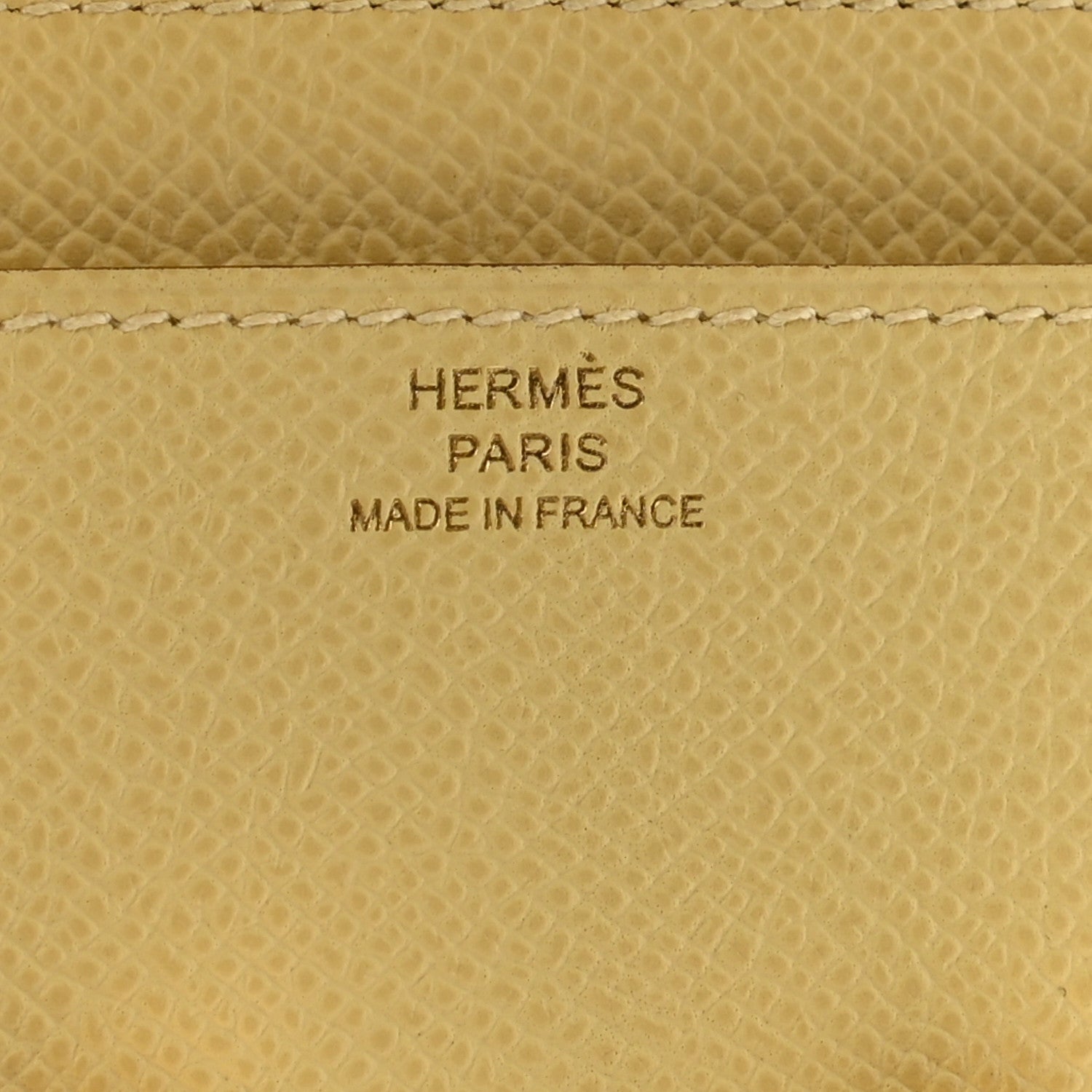 Hermes Epsom Constance Long Wallet To Go Wallet Jaune Poussin 6 of 9
