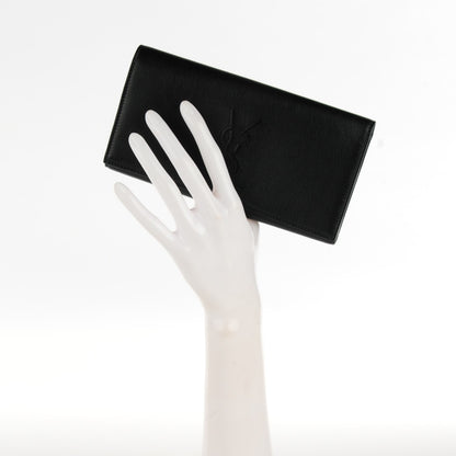 Saint Laurent Chevre Belle De Jour Flap Wallet Black 2 of 7