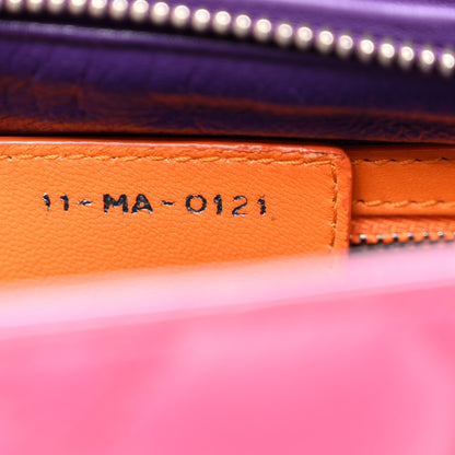 Christian Dior Lambskin Cannage Medium Tri-Color Lady Dior Pink 7 of 11