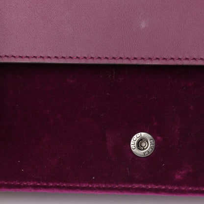 Gucci Velvet Super Mini Dionysus Shoulder Bag Fuchsia Violet Cyclamen 6 of 6
