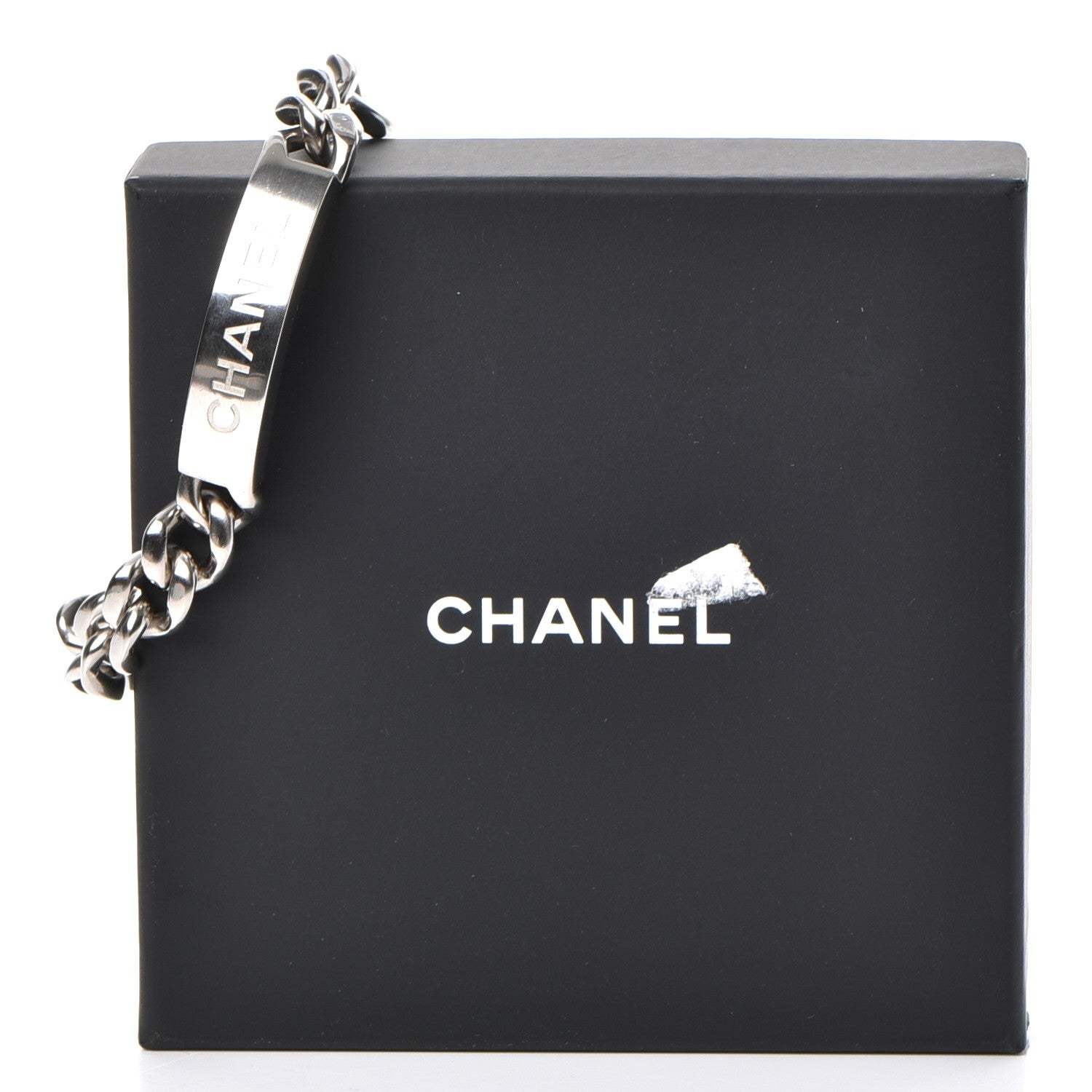 Chanel Chain ID CC Bracelet Silver 8 of 8
