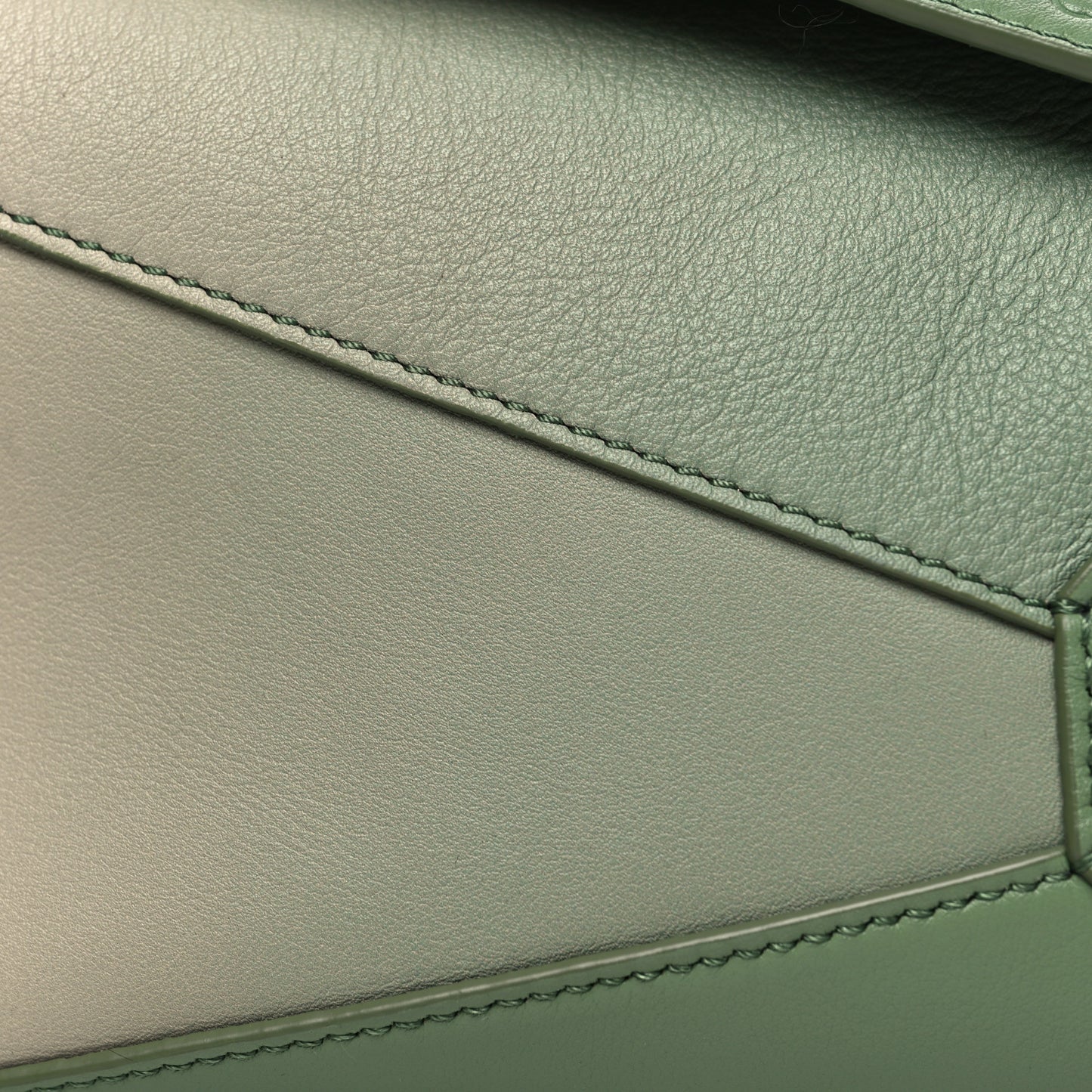 Calfskin Paula's Ibiza Degrade Mini Puzzle Bag Rosemary Light Oak