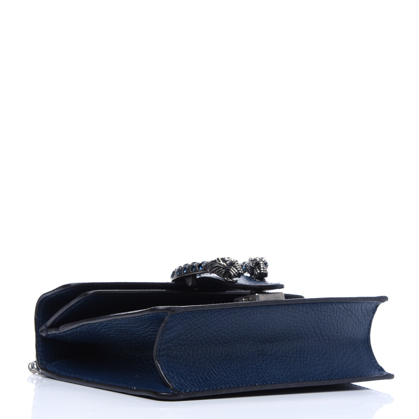 Dollar Calfskin Crystal Mini Dionysus Shoulder Bag Blue Agata Montana Sapphire