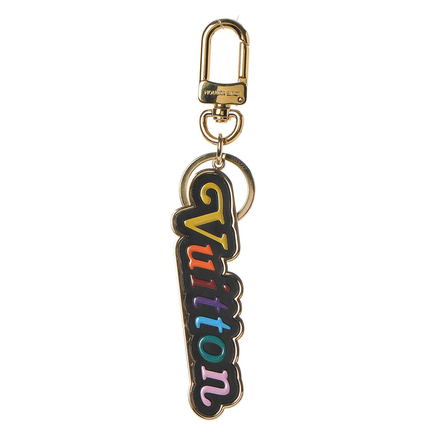 New Wave Bag Charm Key Holder Multicolor