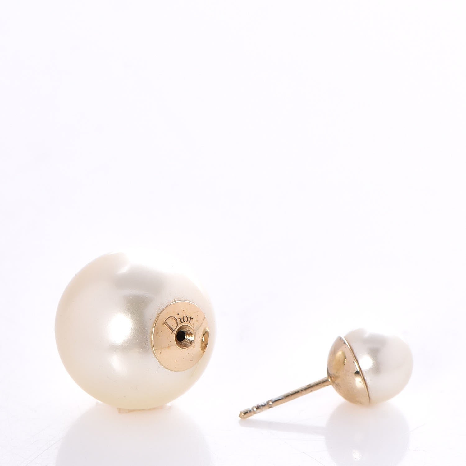 Christian Dior Pearl Mise En Dior Tribal Earrings 3 of 4
