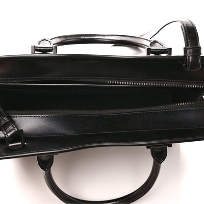 Saint Laurent Shiny Calfskin Medium Uptown Tote Black 5 of 10