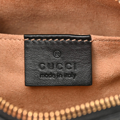 Gucci Calfskin Matelasse Mini GG Marmont Chain Shoulder Bag Black 6 of 18