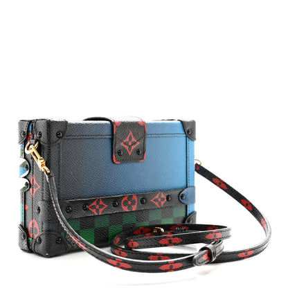 Louis Vuitton Damier Race Petite Malle Blue Vert 3 of 16