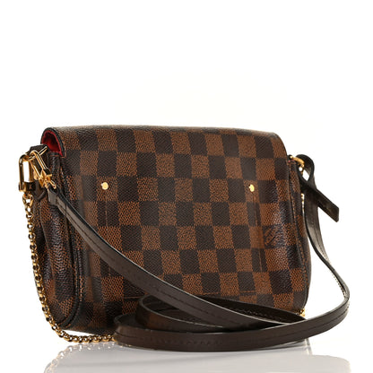 Louis Vuitton Damier Ebene Favorite MM 3 of 9