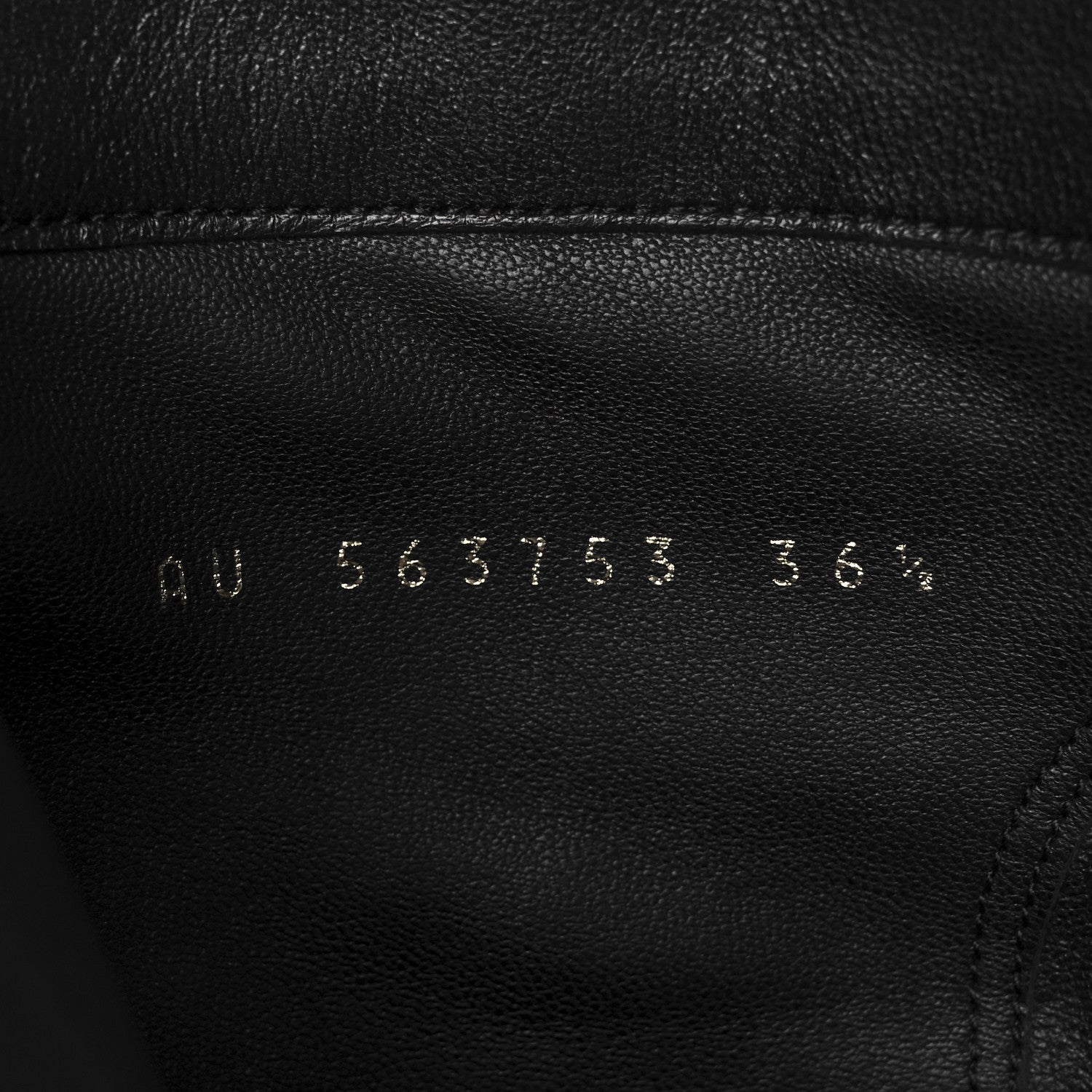 Saint Laurent Calfskin Opyum Ankle Boots 36.5 Black 8 of 9