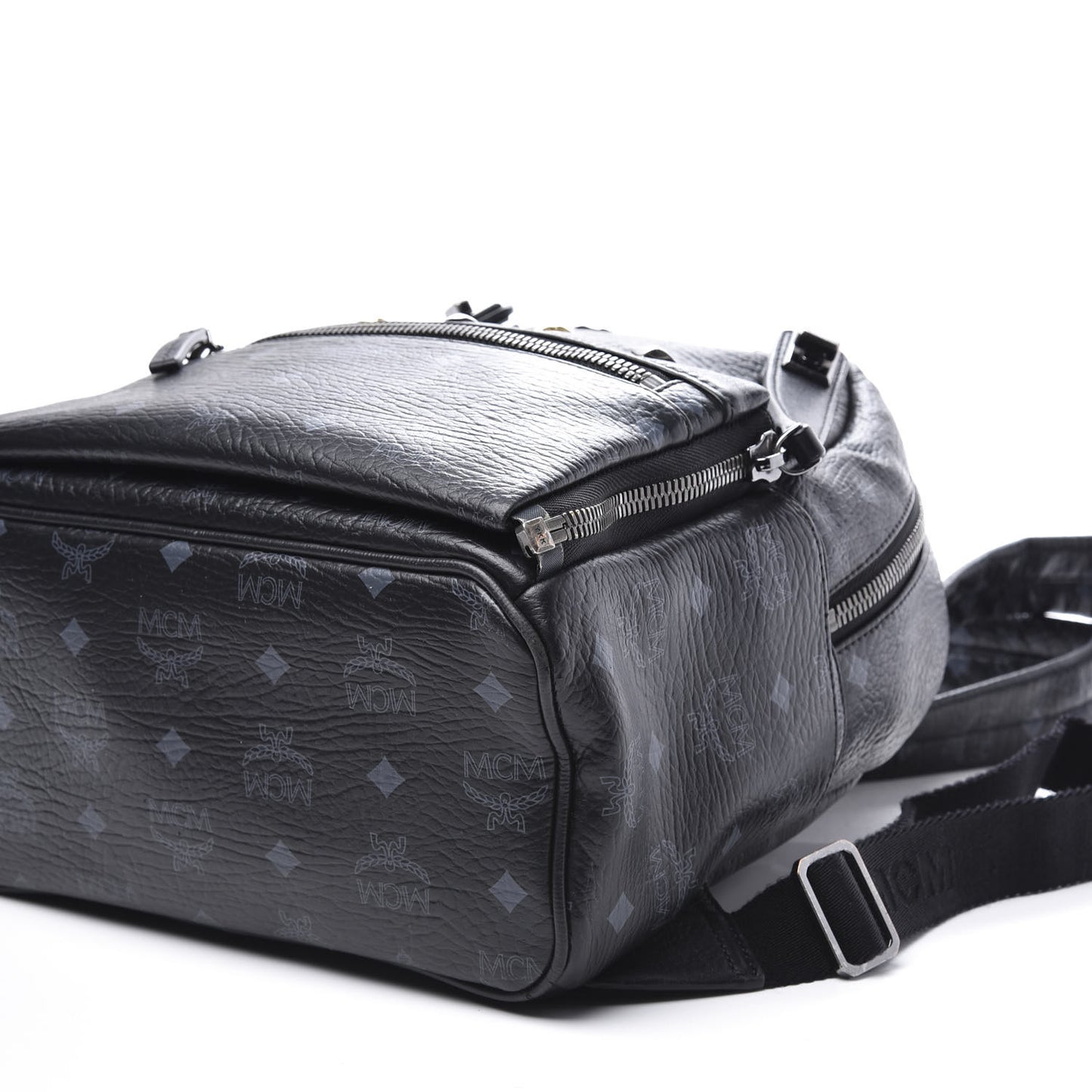 Visetos Studded Small Dual Stark Backpack Black