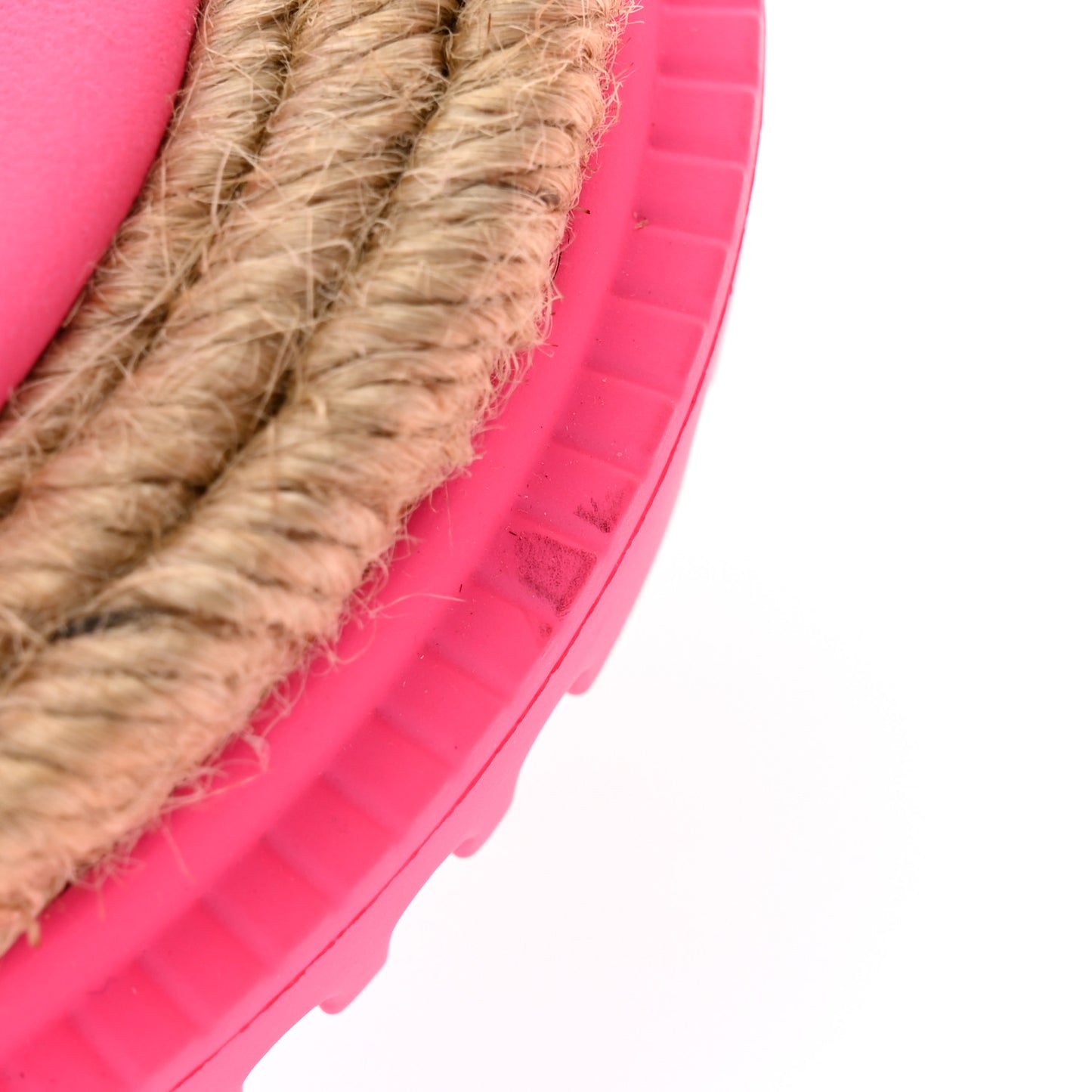 Technical Knit Jute Dioract 10mm Sandals 39 White Fuchsia