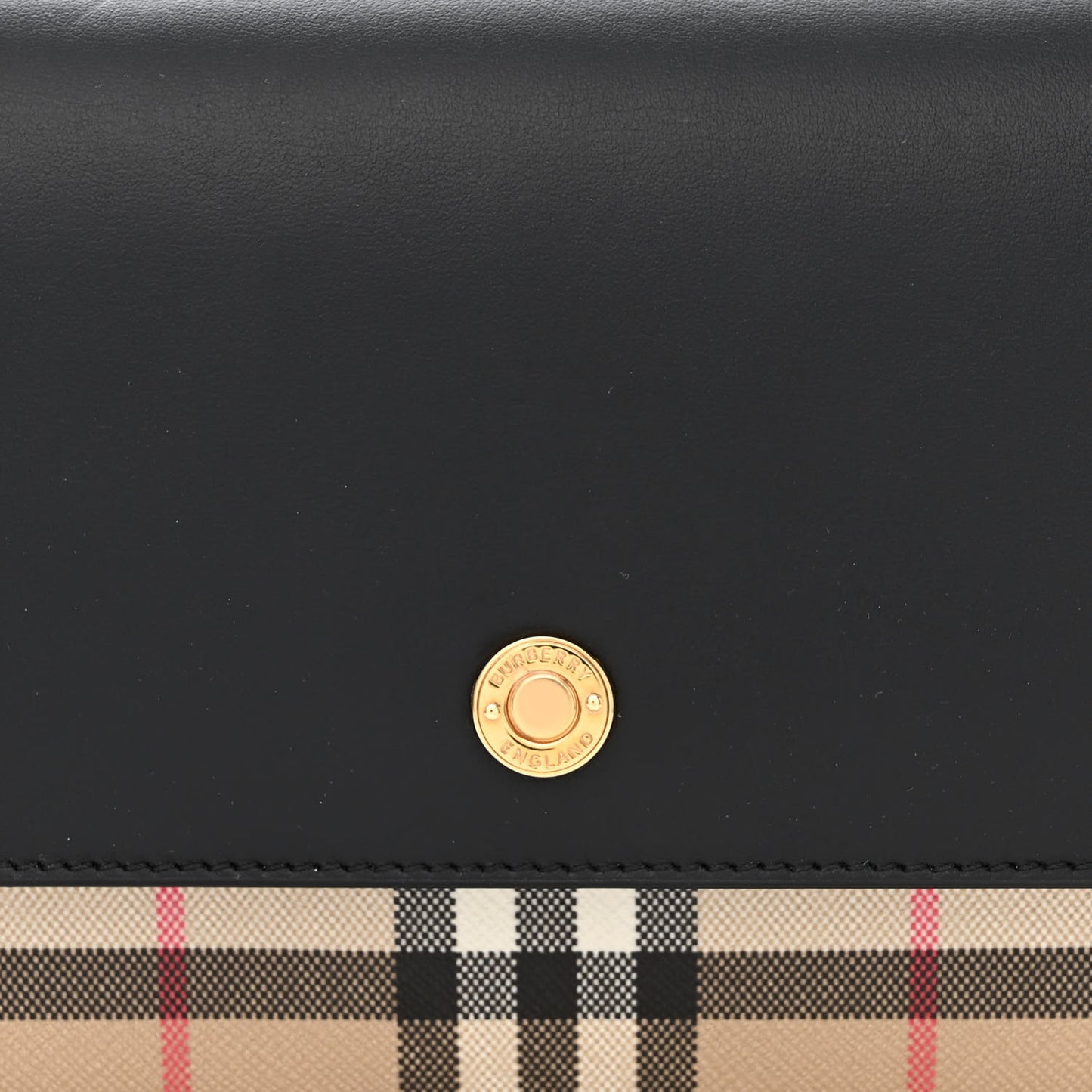 Calfskin Vintage Check New Hampshire Bag Black