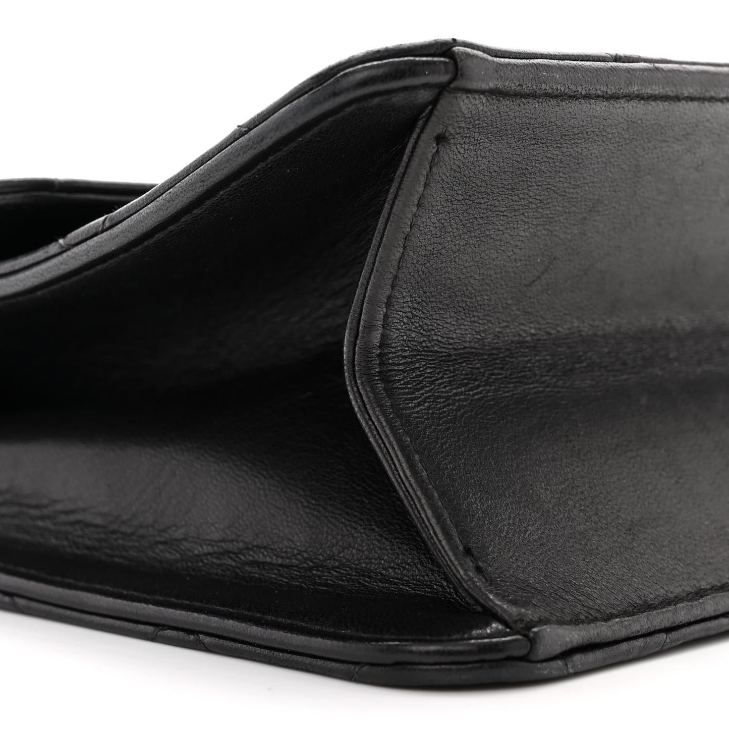 Lambskin Quilted Small Single Flap Bag Black