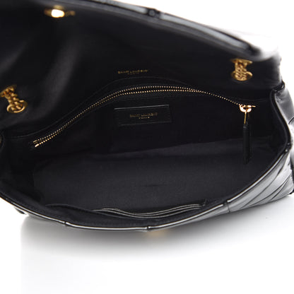 Saint Laurent Patent Patchwork Monogram Medium Jamie Black 7 of 9
