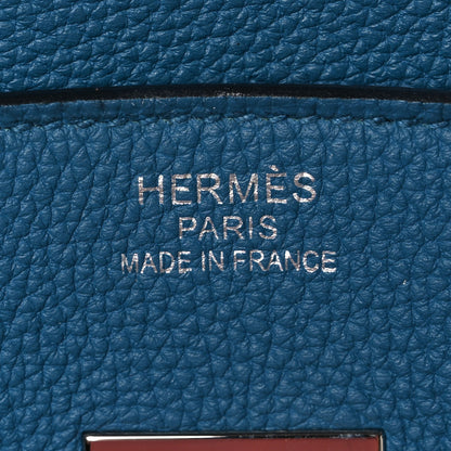 Hermes Togo Birkin 35 Cobalt 6 of 10