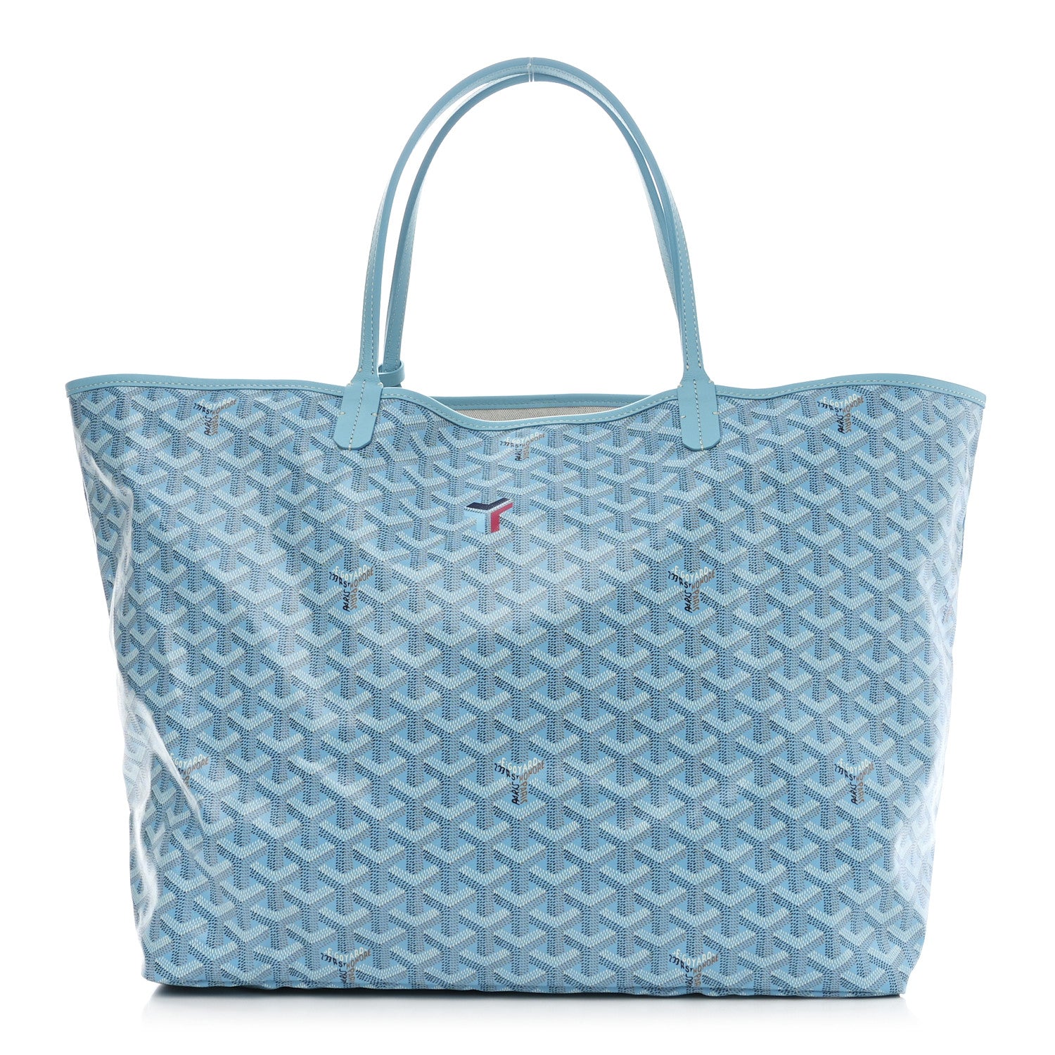 Goyard Goyardine Saint Louis GM Balise Beach Towel Set Turquoise 1 of 12