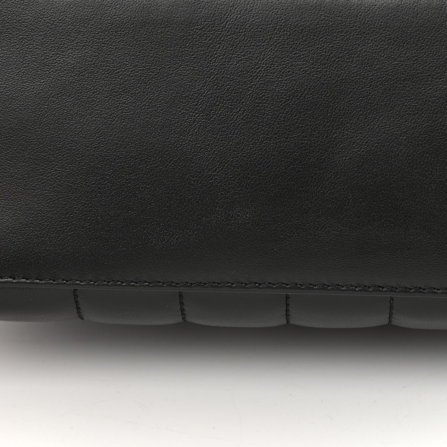 Calfskin Y Quilted Monogram Small Loulou Chain Satchel Black