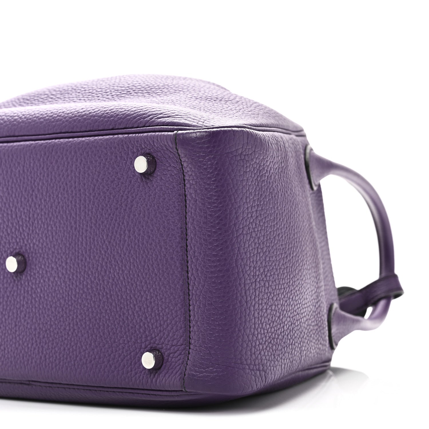 Hermes Taurillon Clemence Eclat Lindy 30 Ultraviolet Bleu Obscur 9 of 9