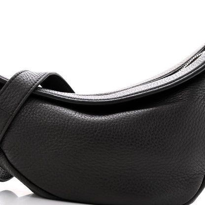 The Row Deerskin Small Slouchy Banana Bag Espresso 7 of 10