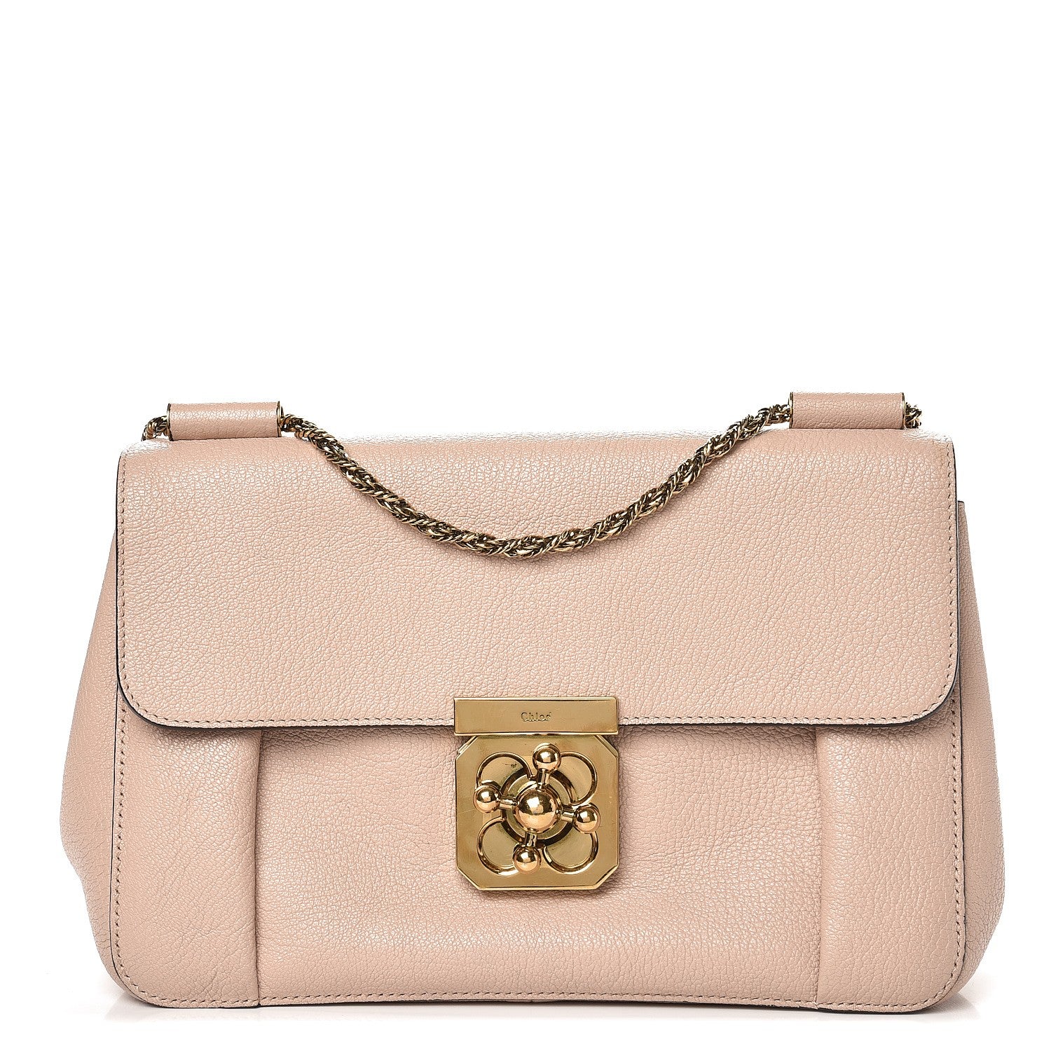Chloe Goatskin Medium Elsie Shoulder Bag Biscotti Beige 1 of 16