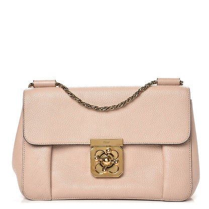Chloe Goatskin Medium Elsie Shoulder Bag Biscotti Beige 1 of 16