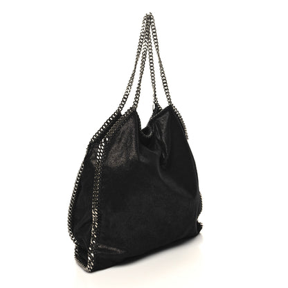 Stella McCartney Shaggy Deer Big Falabella Tote Black 4 of 11