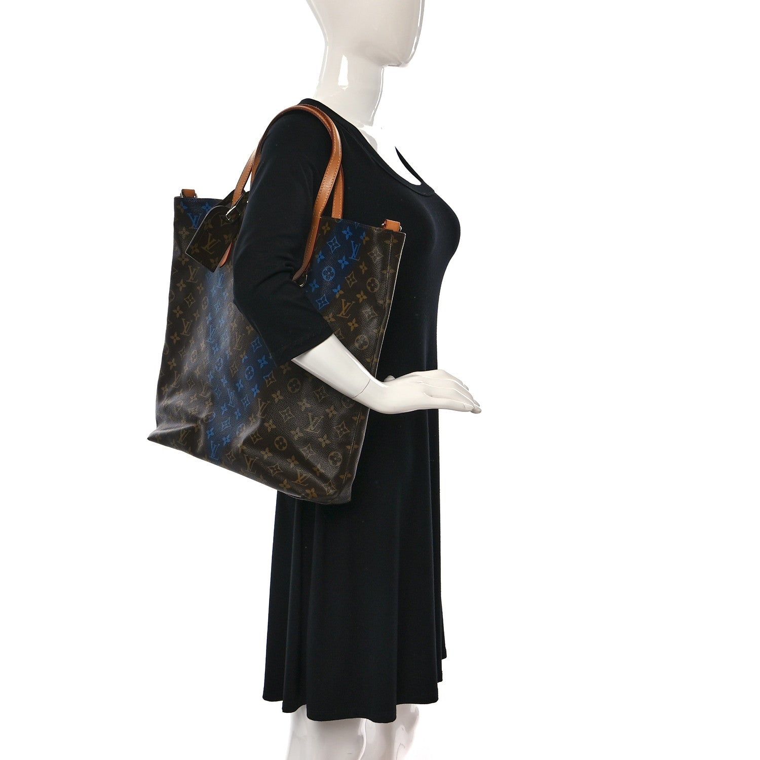 Louis Vuitton Monogram V Cabas Jour Blue 2 of 8