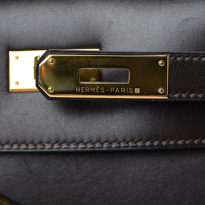 Hermes Box Kelly Sellier 35 Chocolate 6 of 44