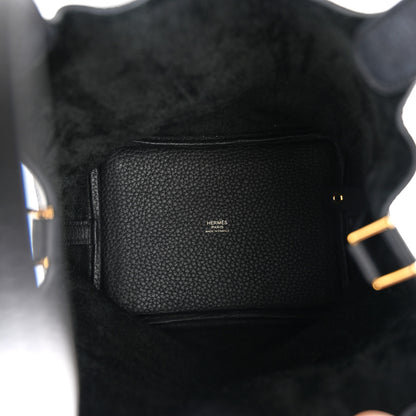 Hermes Taurillon Clemence Picotin Lock 18 PM Black 5 of 10